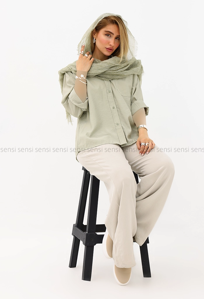 شومیز پری تک جیب کد1005753